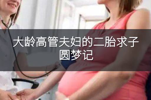 大龄高管夫妇的二胎求子圆梦记